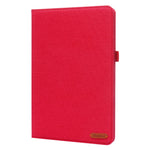 For Xiaomi Pad 5 / Pad 5 Pro Cloth Texture Tablet Case Full Body Protection PU Leather Card Holder Folio Stand Cover