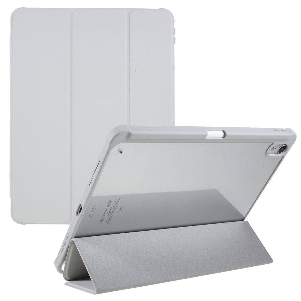 Til iPad Air 11 (2026) / (2025) / (2024) / Air (2022) / (2020) PU-læder TPU Akryl Tablet Tri-Fold Stand