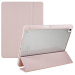 For iPad 10.2 (2021) / (2019) / (2020) Shockproof Case PU Leather + TPU + Acrylic Tablet Case Tri-fold Stand Protective Cover