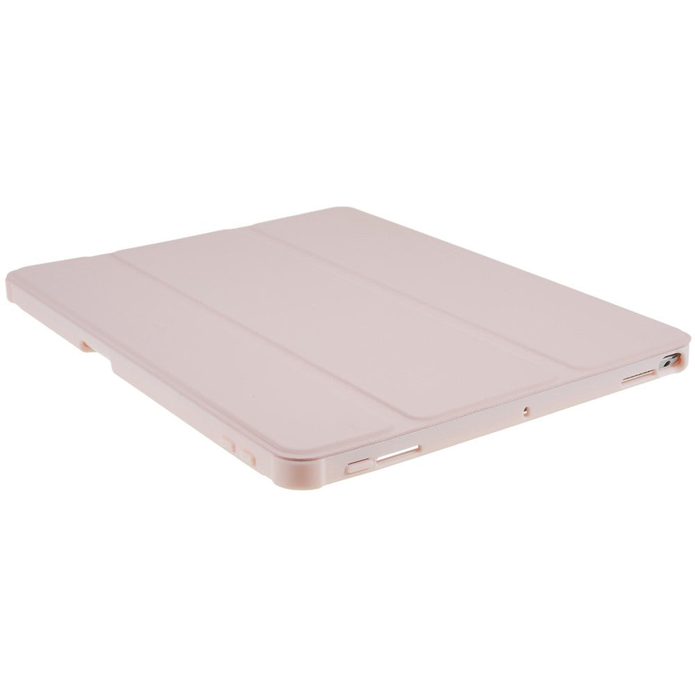 For iPad 10.2 (2021) / (2019) / (2020) Shockproof Case PU Leather + TPU + Acrylic Tablet Case Tri-fold Stand Protective Cover