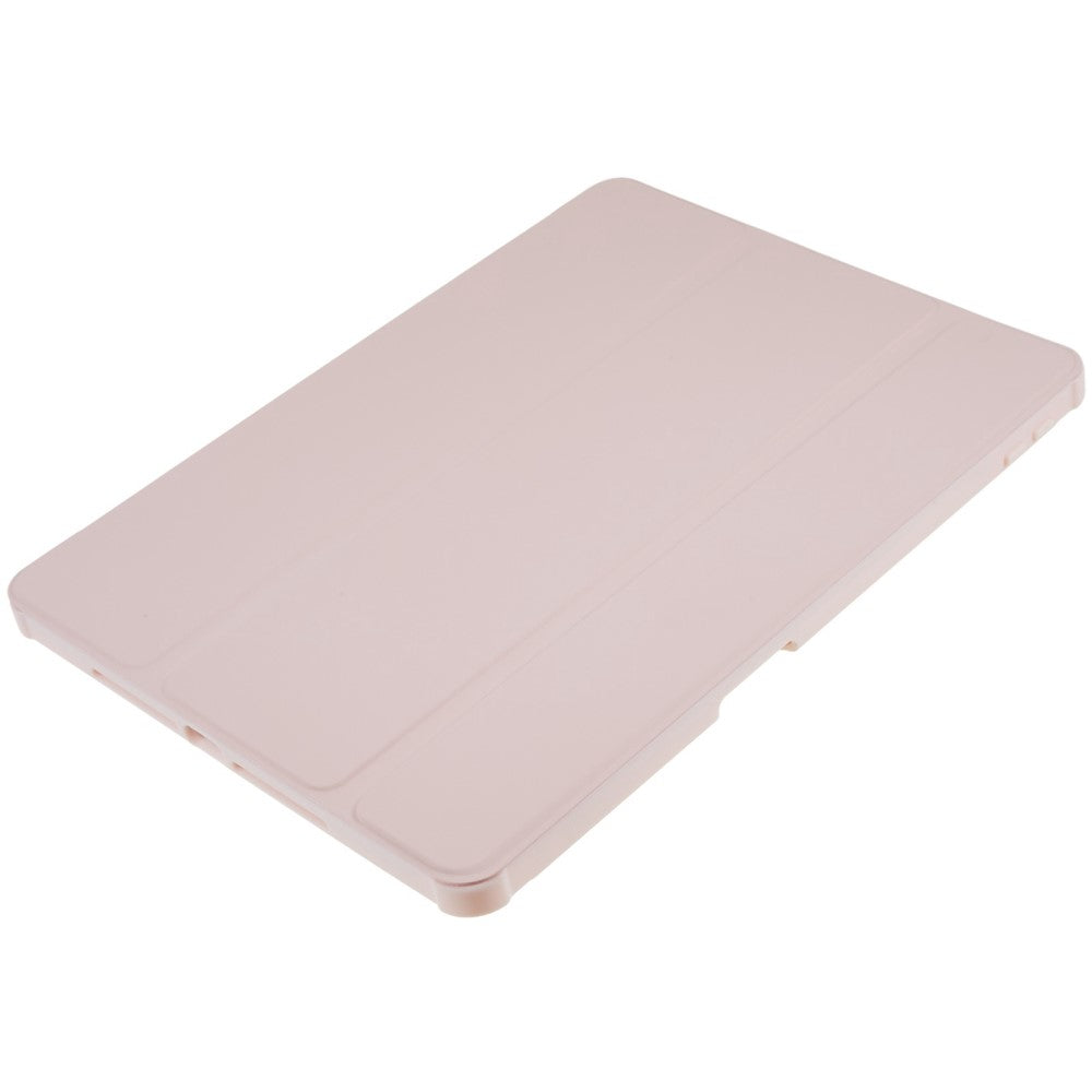 For iPad 10.2 (2021) / (2019) / (2020) Shockproof Case PU Leather + TPU + Acrylic Tablet Case Tri-fold Stand Protective Cover