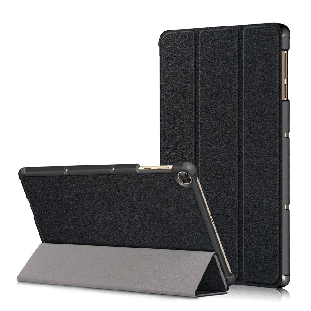 Til Honor Pad X8 / X8 Lite / Huawei MatePad T 10 PU læder Treflold Stand Cover Anti-drop Tablet Beskyttelsescover