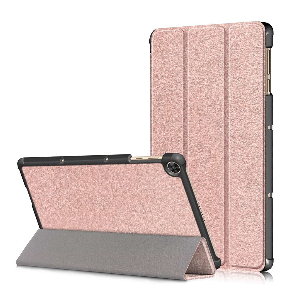 Til Honor Pad X8 / X8 Lite / Huawei MatePad T 10 PU læder Treflold Stand Cover Anti-drop Tablet Beskyttelsescover