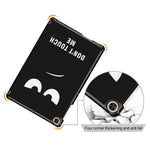 For Honor Pad X8 / X8 Lite / Huawei MatePad T 10 Pattern Printing PU Leather Trifold Stand Cover Fall-proof Tablet Protective Case