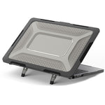 Til MacBook Air 13 tommer (2026) A3449 / (2025) A3240 / (2024) A3113 / (2022) A2681 beskyttelsescover ridsefast laptop hardcase i PC med støtteben