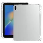 Til iPad (2025) / iPad 10.9 (2022) Blødt TPU Beskyttelsescover Forsterkede Hjørner Anti-ridse Ultralette Tabletcover med Blyantholder