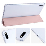 For Huawei MatePad 10.4 (2022) / (2020) Tri-Fold Stand Tablet Cover PU Leather Auto Sleep / Wake Smart Case with Pencil Holder