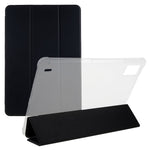 For Xiaomi Pad 5 Pro 12.4 (2022) Trifold Stand PU Leather Tablet Case Full Protection Matte TPU Back Cover