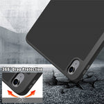 Til iPad (2025) / 10.9 (2022) Origami Stand PU-læder Tablet Etui Auto Wake / Sleep Penholder Beskyttelsescover