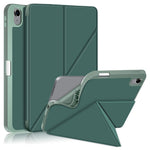 Til iPad (2025) / 10.9 (2022) Origami Stand PU-læder Tablet Etui Auto Wake / Sleep Penholder Beskyttelsescover