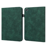 For Oppo Pad Air Flower Imprinting Tablet Protective Case PU Leather Shockproof Adjustable Stand Wallet Cover with Elastic Band