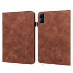 Flower Imprinting Tablet Cover for Xiaomi Redmi Pad, Supporting Stand Wallet PU Leather + Inner TPU Protective Case