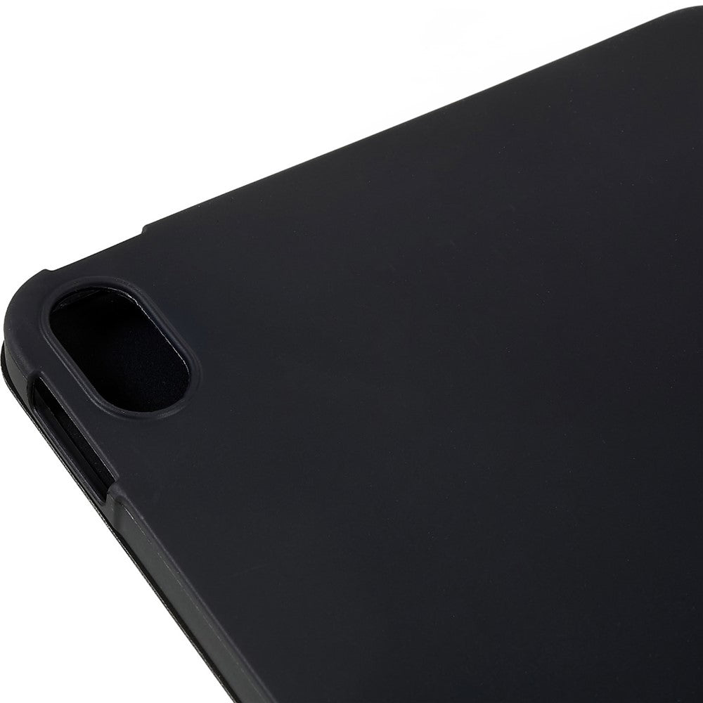 For iPad (2025) / 10.9 (2022) PU Leather Tri-Fold Stand Tablet Case Full Protection Inner TPU Honeycomb Heat Dissipation Cover