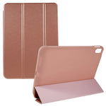 For iPad (2025) / 10.9 (2022) PU Leather Tri-Fold Stand Tablet Case Full Protection Inner TPU Honeycomb Heat Dissipation Cover