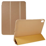 For iPad (2025) / 10.9 (2022) PU Leather Tri-Fold Stand Tablet Case Full Protection Inner TPU Honeycomb Heat Dissipation Cover