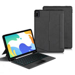 For Huawei MatePad 10.4 (2020) / (2022) Leather Case + Bluetooth-compatible Keyboard with Backlight Trackpad