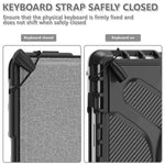 Til Microsoft Surface Pro 13 / 11 / 10 / 9 Hybrid PC+TPU+Silikone Robust Beskyttelsescover Stødsikkert Tablet Cover med Håndrem