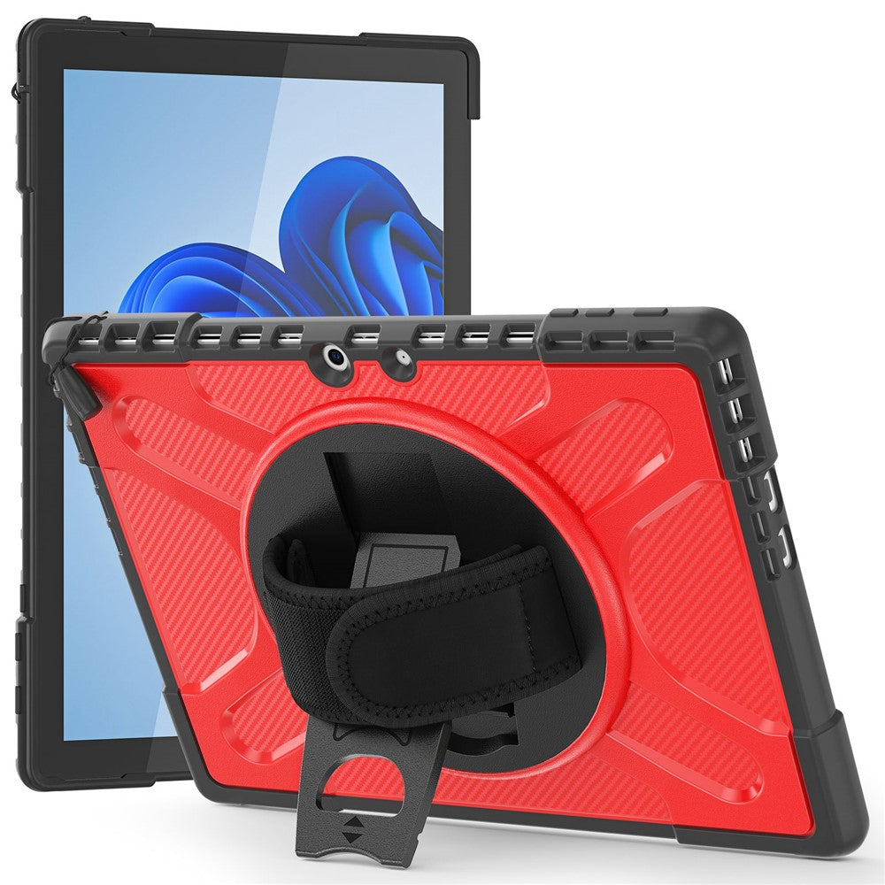Til Microsoft Surface Pro 13 / 11 / 10 / 9 Hybrid PC+TPU+Silikone Robust Beskyttelsescover Stødsikkert Tablet Cover med Håndrem