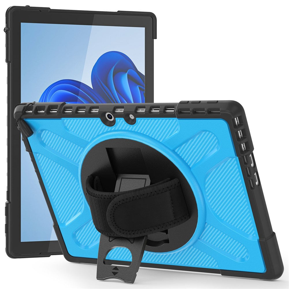 Til Microsoft Surface Pro 13 / 11 / 10 / 9 Hybrid PC+TPU+Silikone Robust Beskyttelsescover Stødsikkert Tablet Cover med Håndrem