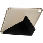 For iPad (2025) / 10.9 (2022) Origami Stand Auto Wake/Sleep Cover PU Leather + TPU Tablet Case with Pencil Holder