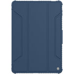 NILLKIN Bumper Leather Case Pro for Xiaomi Pad 5 Pro 12.4 (2022) Protective Case PU Leather Auto Wake / Sleep Tablet Case with Slide Camera Cover / Trifold Stand