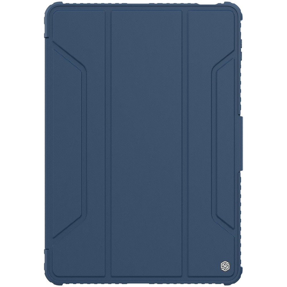 NILLKIN Bumper Leather Case Pro for Xiaomi Pad 5 Pro 12.4 (2022) Protective Case PU Leather Auto Wake / Sleep Tablet Case with Slide Camera Cover / Trifold Stand