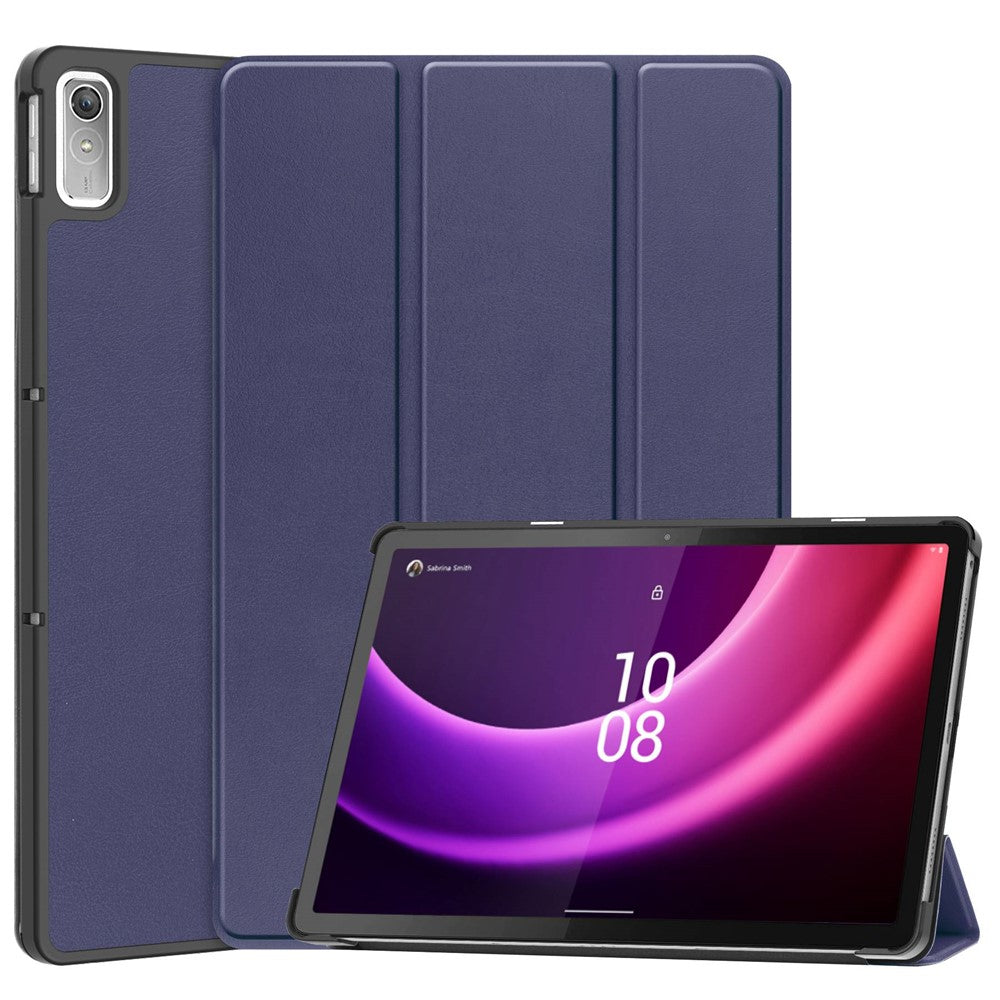 For Lenovo Tab P11 Gen 2 PU Leather Tri-fold Stand Tablet Shockproof Case Auto Wake / Sleep Full Protection Cover