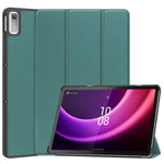 For Lenovo Tab P11 Gen 2 PU Leather Tri-fold Stand Tablet Shockproof Case Auto Wake / Sleep Full Protection Cover
