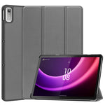 For Lenovo Tab P11 Gen 2 PU Leather Tri-fold Stand Tablet Shockproof Case Auto Wake / Sleep Full Protection Cover