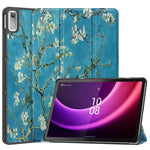 For Lenovo Tab P11 Gen 2 Tri-fold Stand PU Leather Anti-drop Cover Pattern Printing Auto Wake / Sleep Tablet Protective Case