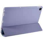 For Lenovo Tab M10 Plus (3rd Gen) / Xiaoxin Pad 2022 10.6 inch Tri-fold Stand PU Leather + Silicone Cover Tablet Anti-drop Shockproof Case
