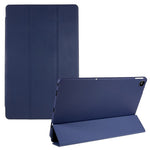 For Lenovo Tab M10 Plus (3rd Gen) / Xiaoxin Pad 2022 10.6 inch Tri-fold Stand PU Leather + Silicone Cover Tablet Anti-drop Shockproof Case