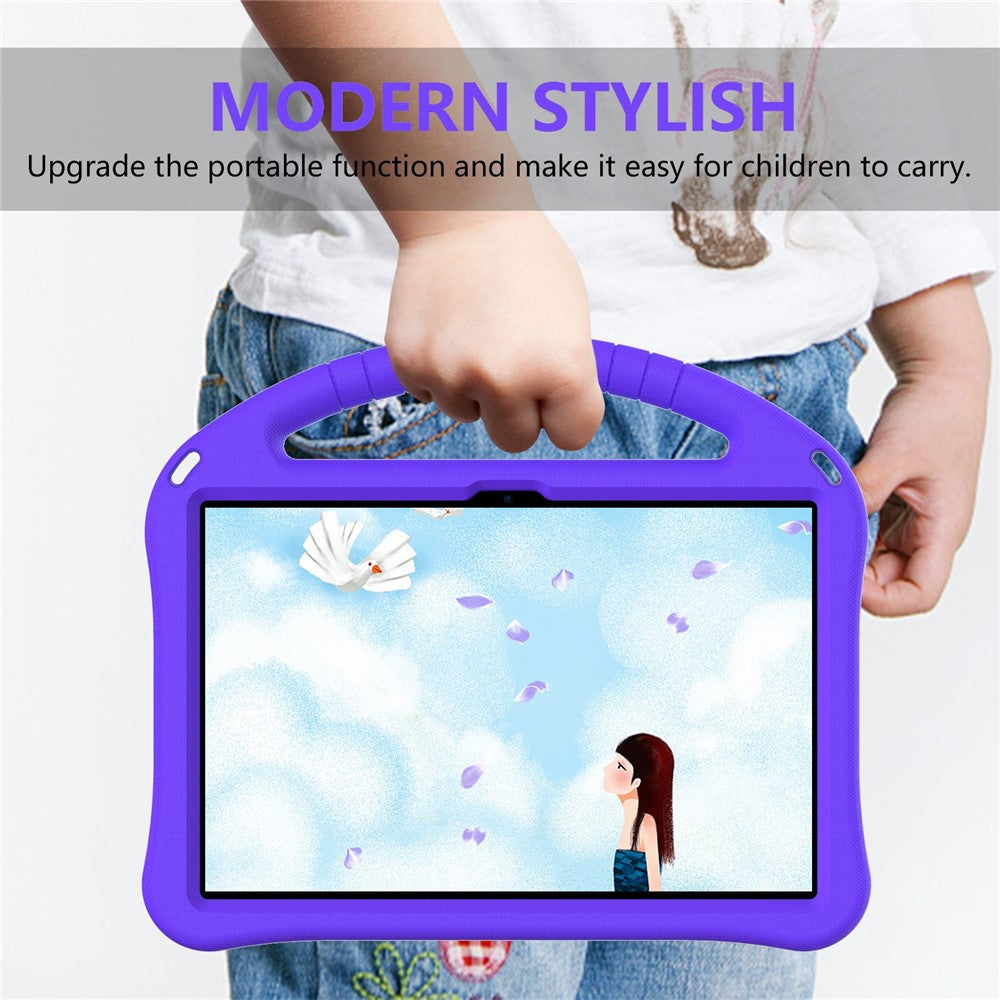For Lenovo Tab M10 (Gen 3) TB-328FU / TB-328XU Case EVA Tablet Cover with Ergonomic Handle and Foldable Kickstand