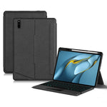 For Huawei MatePad Pro 10.8 (2019) / (2021) Leather Case + Bluetooth-compatible Keyboard with Backlight Trackpad