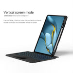 For Huawei MatePad Pro 10.8 (2019) / (2021) Leather Case + Bluetooth-compatible Keyboard with Backlight Trackpad