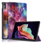 For Lenovo Tab P11 Gen 2 Pattern Printing PU Leather Protective Cover Trifold Stand Smart Tablet Case with Auto Wake  /  Sleep