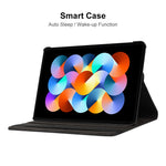 ENKAY HAT PRINCE For Xiaomi Redmi Pad Litchi Texture 360 Degree Rotating Stand Tablet Case Auto Sleep / Wake Function PU Leather + PC Cover