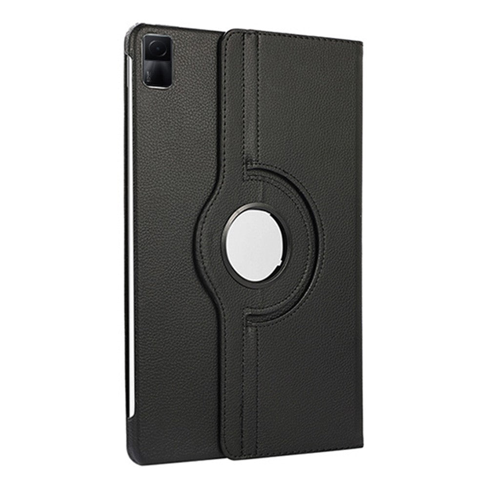 ENKAY HAT PRINCE For Xiaomi Redmi Pad Litchi Texture 360 Degree Rotating Stand Tablet Case Auto Sleep / Wake Function PU Leather + PC Cover