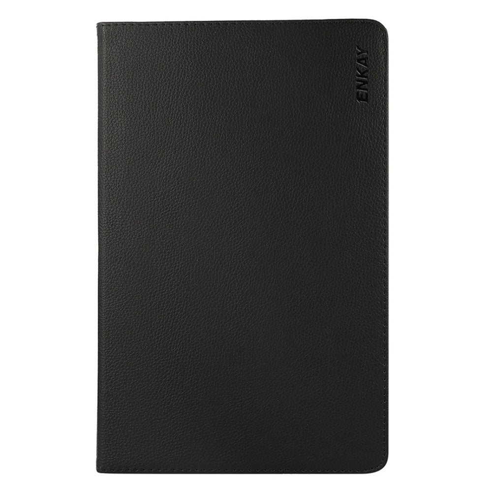 ENKAY HAT PRINCE For Xiaomi Redmi Pad Litchi Texture 360 Degree Rotating Stand Tablet Case Auto Sleep / Wake Function PU Leather + PC Cover