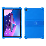 For Lenovo Tab M10 Plus (3rd Gen) / Xiaoxin Pad 2022 10.6 inch 125F / 128 Anti-collision Soft Silicone Tablet Protective Case Cover with Adjustable PC Kickstand