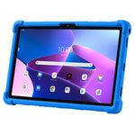 For Lenovo Tab M10 Plus (3rd Gen) / Xiaoxin Pad 2022 10.6 inch 125F / 128 Anti-collision Soft Silicone Tablet Protective Case Cover with Adjustable PC Kickstand