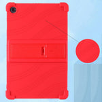 For Lenovo Tab M10 Plus (3rd Gen) / Xiaoxin Pad 2022 10.6 inch 125F / 128 Anti-collision Soft Silicone Tablet Protective Case Cover with Adjustable PC Kickstand