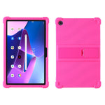 For Lenovo Tab M10 Plus (3rd Gen) / Xiaoxin Pad 2022 10.6 inch 125F / 128 Anti-collision Soft Silicone Tablet Protective Case Cover with Adjustable PC Kickstand