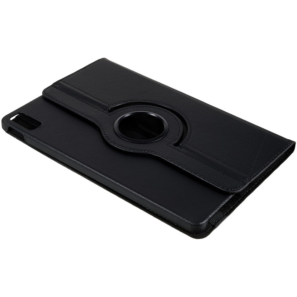 For Lenovo Tab P11 Gen 2 Rotary Tablet Case Stand PU Leather Drop-Proof Tablet Cover with Elastic Band