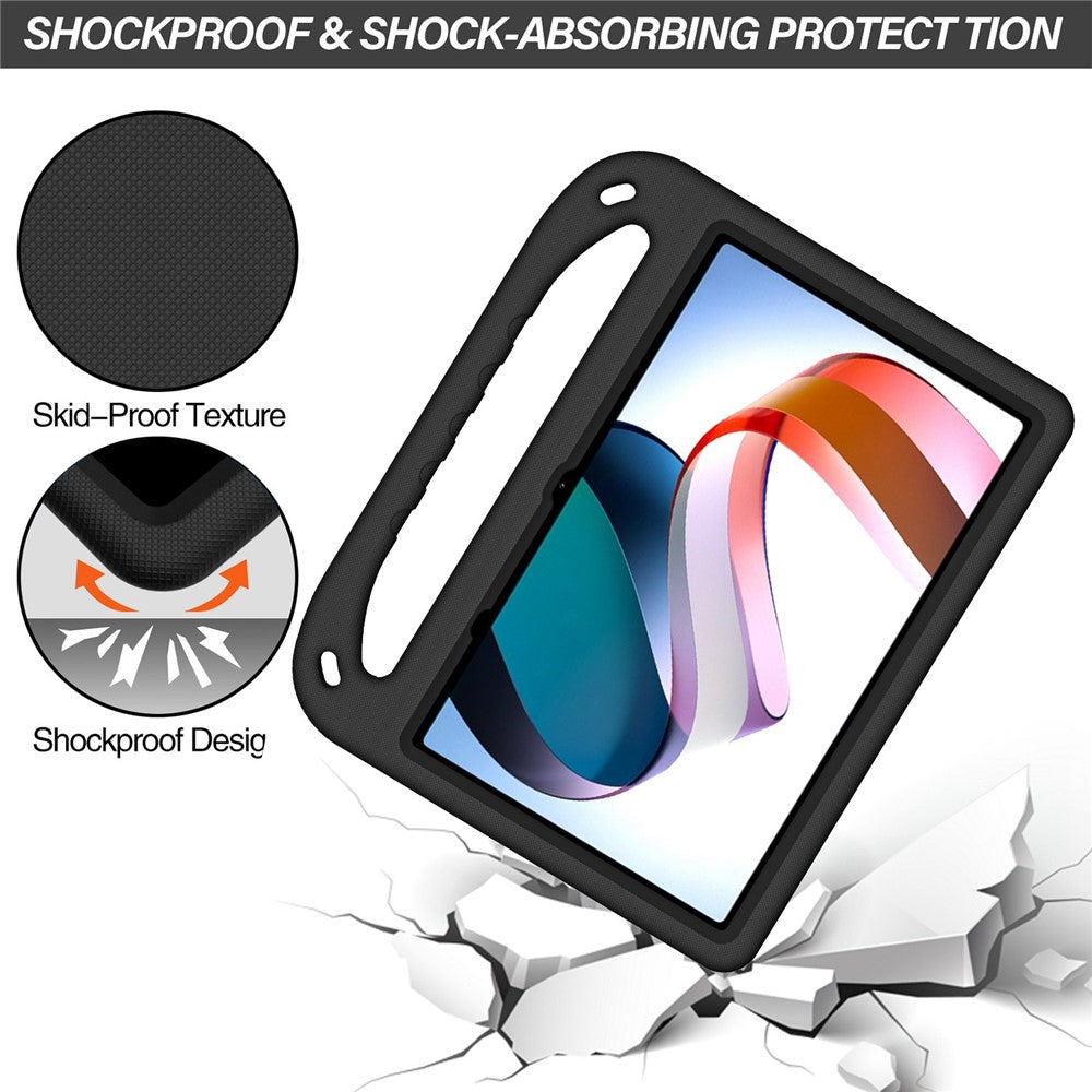For Xiaomi Redmi Pad Drop-proof EVA Tablet Case Foldable Kickstand Portable Hand Grip Protective Cover