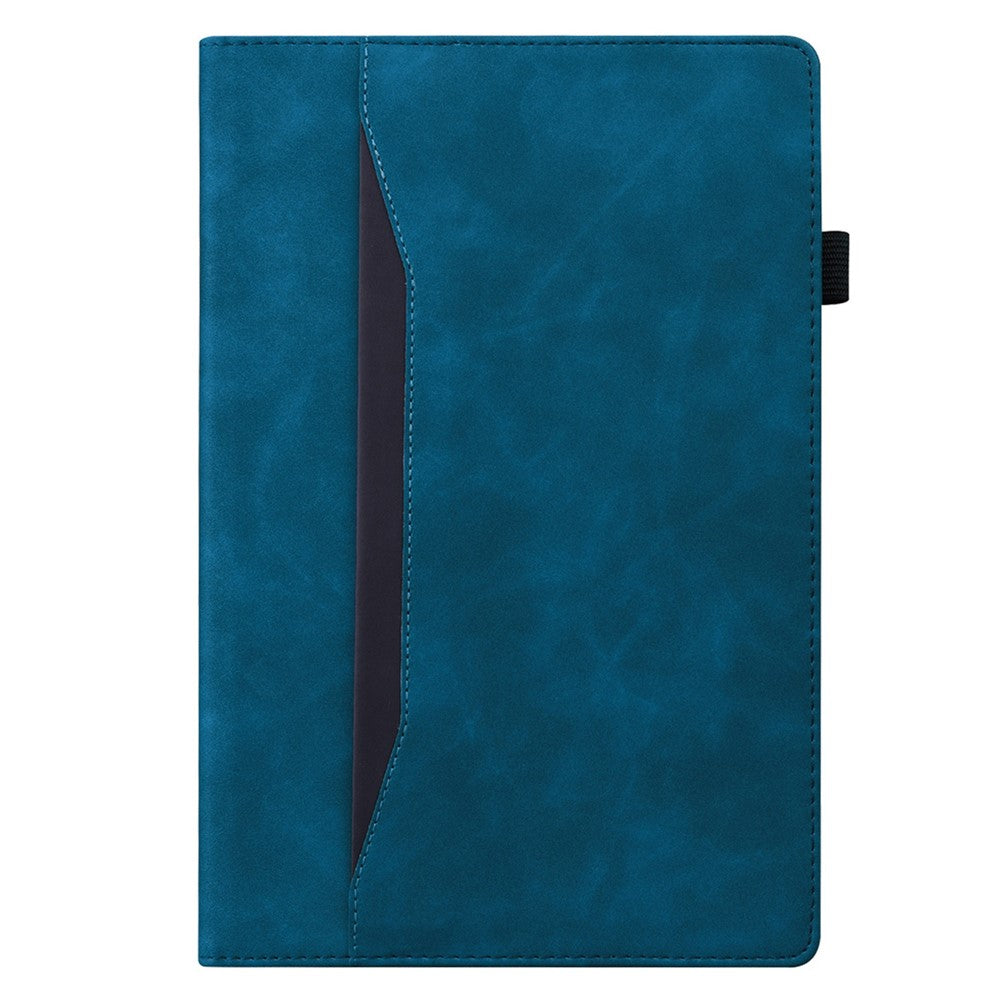 For Lenovo Pad Pro 2022 / Tab P11 Pro Gen 2 Viewing Stand Business Folio Tablet Cover PU Leather Wallet Elastic Band Protective Case with Pencil Holder