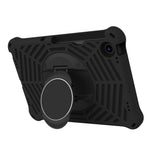 For Lenovo Tab M10 Plus (3rd Gen) / Xiaoxin Pad 2022 10.6 inch Spider Web Texture Shockproof EVA Case 360 Degree Rotation Kickstand Anti-scratch Cover with Shoulder Strap