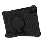 For Lenovo Tab M10 Plus (3rd Gen) / Xiaoxin Pad 2022 10.6 inch Shockproof Spider Web Texture Tablet Cover Kickstand Hand Grip Tablet Case with Shoulder Strap