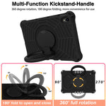 For Lenovo Tab P11 TB-J606F (11")  /  Tab P11 Plus Protective Kickstand Case Spider Web Texture Tablet Cover with Shoulder Strap