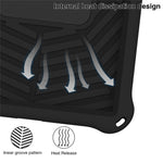 For Lenovo Tab P11 TB-J606F (11")  /  Tab P11 Plus Protective Kickstand Case Spider Web Texture Tablet Cover with Shoulder Strap